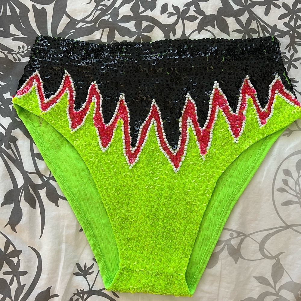 Sequin Flame Rave/ Festival bottoms